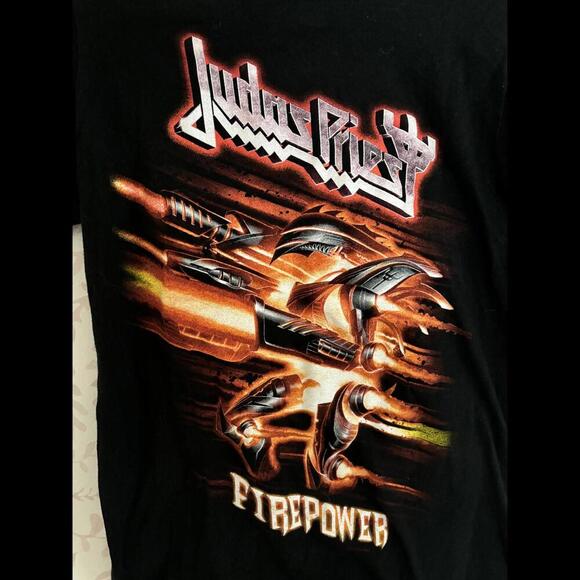 VINTAGE Judas Priest Firepower Tour T-Shirt - Picture 3 of 7